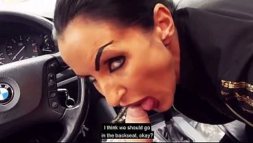 Hot Car Blowjob Caught On Camera