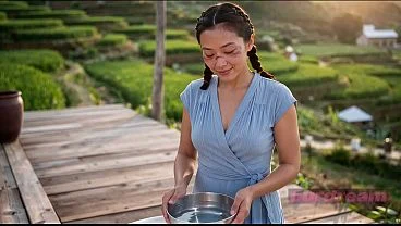 Busty Asian Kaya Pleasures Uncut